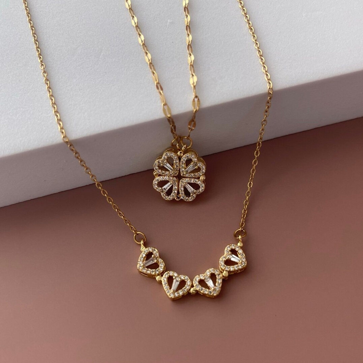 Four Leaf Clover Necklace - Four Leaf Clover Necklace