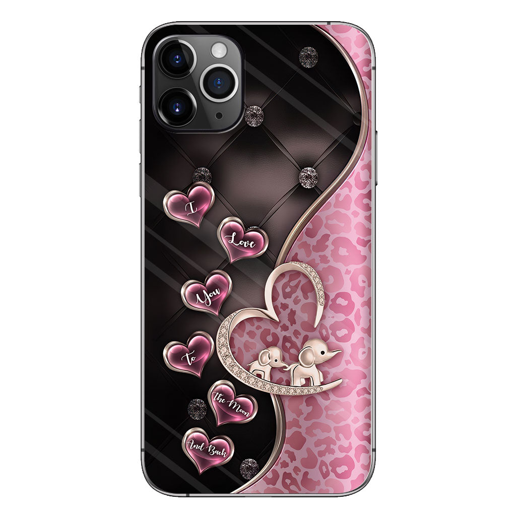 I Love You - Mother's day Elephant Phone Case