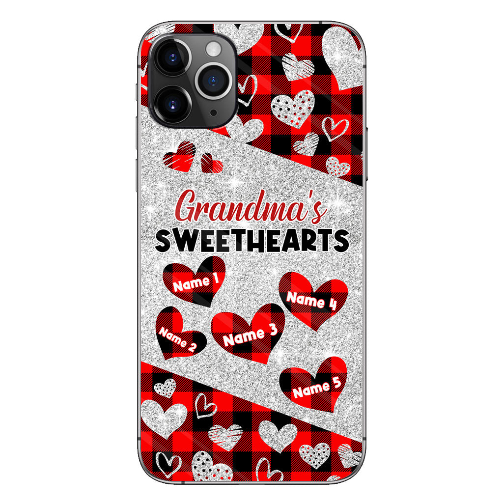 Grandma's Sweethearts - Personalized Valentine Grandma Phone Case