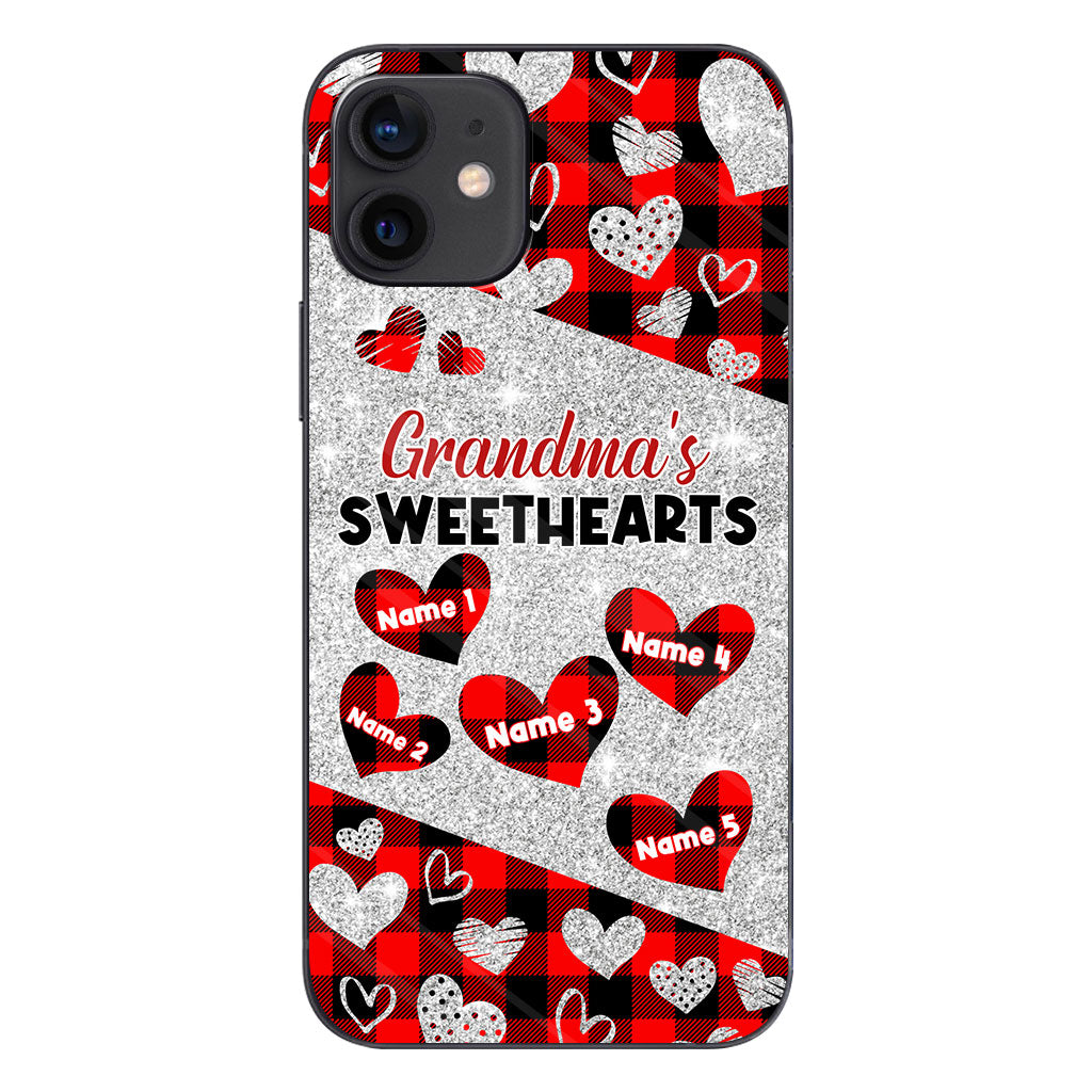 Grandma's Sweethearts - Personalized Valentine Grandma Phone Case