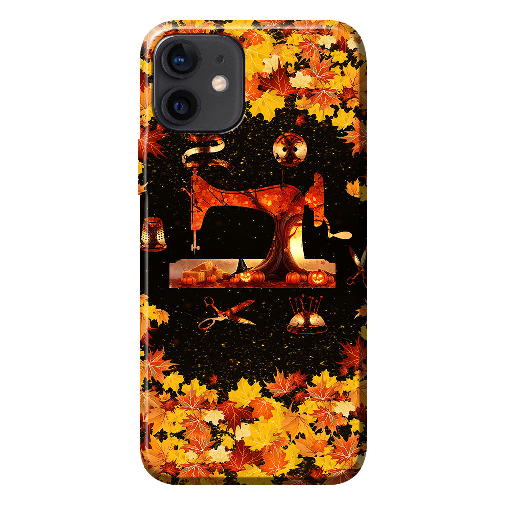 Autumn Vibes - Sewing Personalized Phone Case