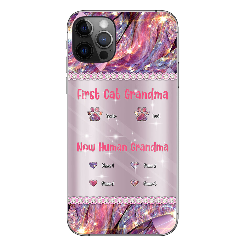 Cat Grandma Human - Personalized Mother's Day Phone Case