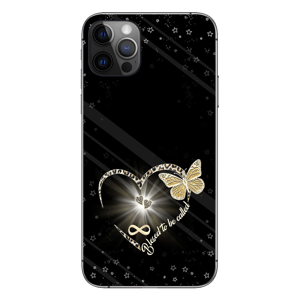 Blessed To Be Called Butterfly Heart - Grandma Personalized Phone Case 082021