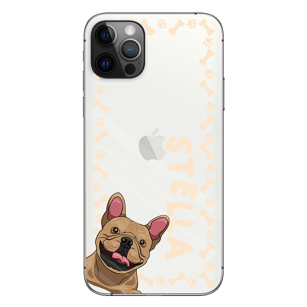 Life Is Better With Pets - Personalized Dog Clear Phone Case