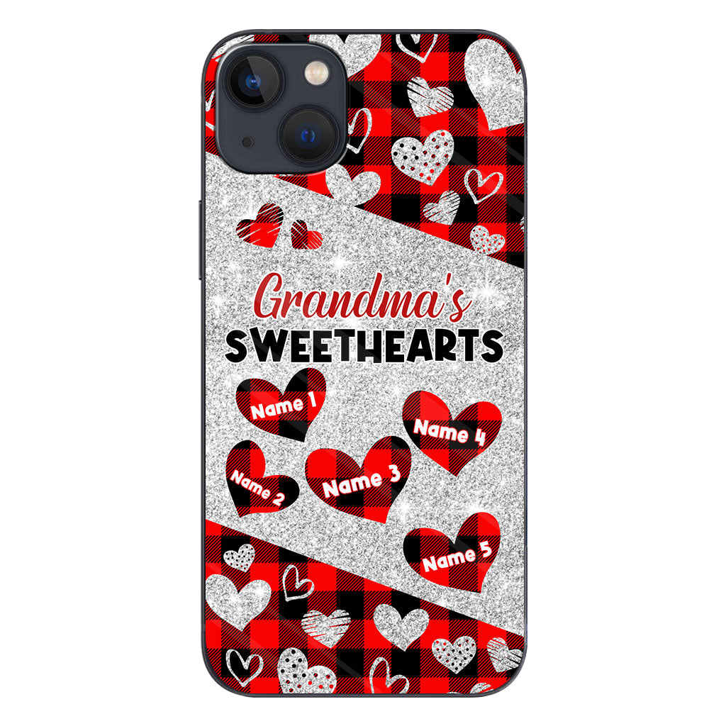 Grandma's Sweethearts - Personalized Valentine Grandma Phone Case