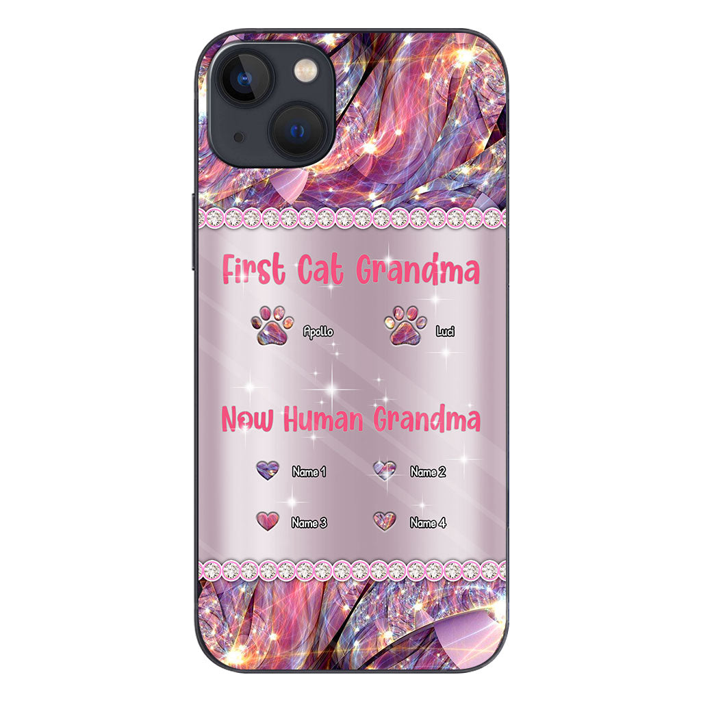 Cat Grandma Human - Personalized Mother's Day Phone Case