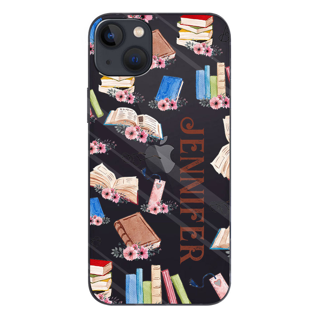 Just A Girl Who Loves Books - Personalized Book Clear Phone Case