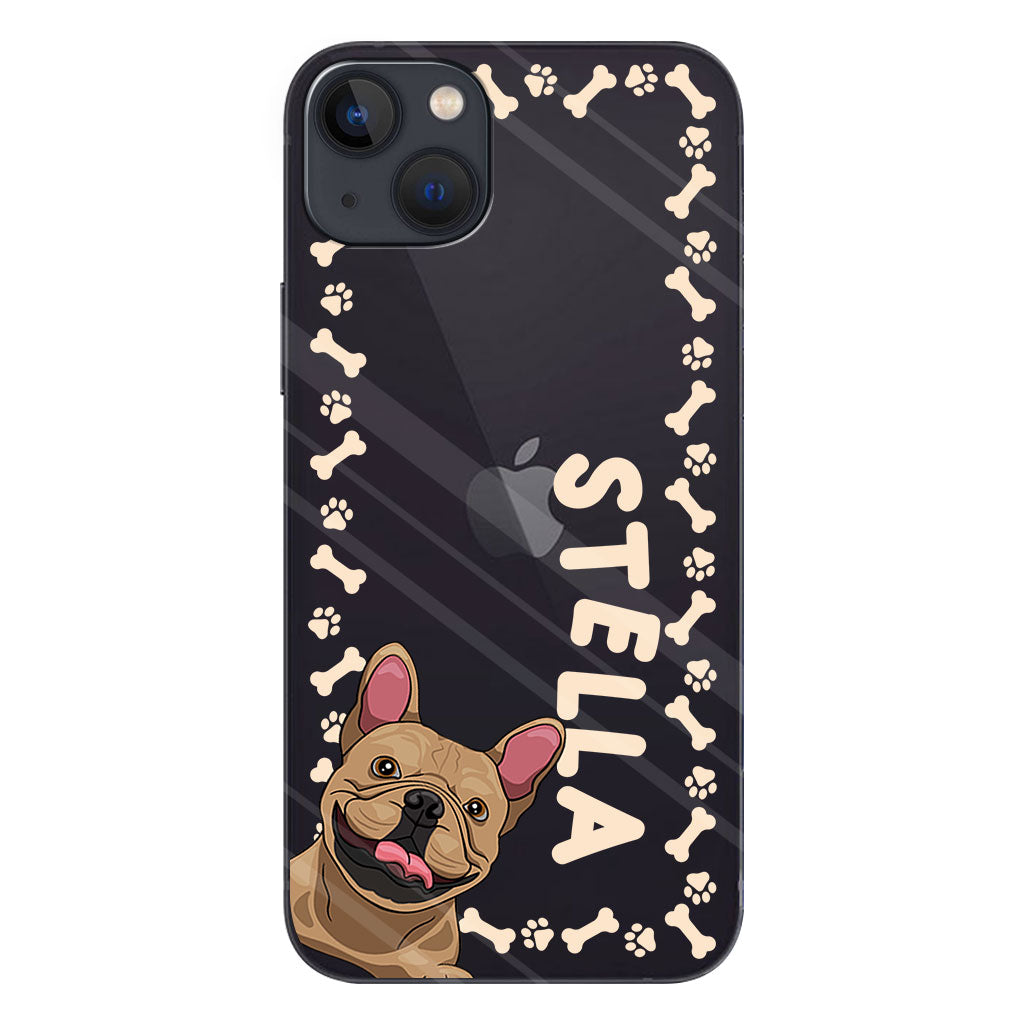 Life Is Better With Pets - Personalized Dog Clear Phone Case