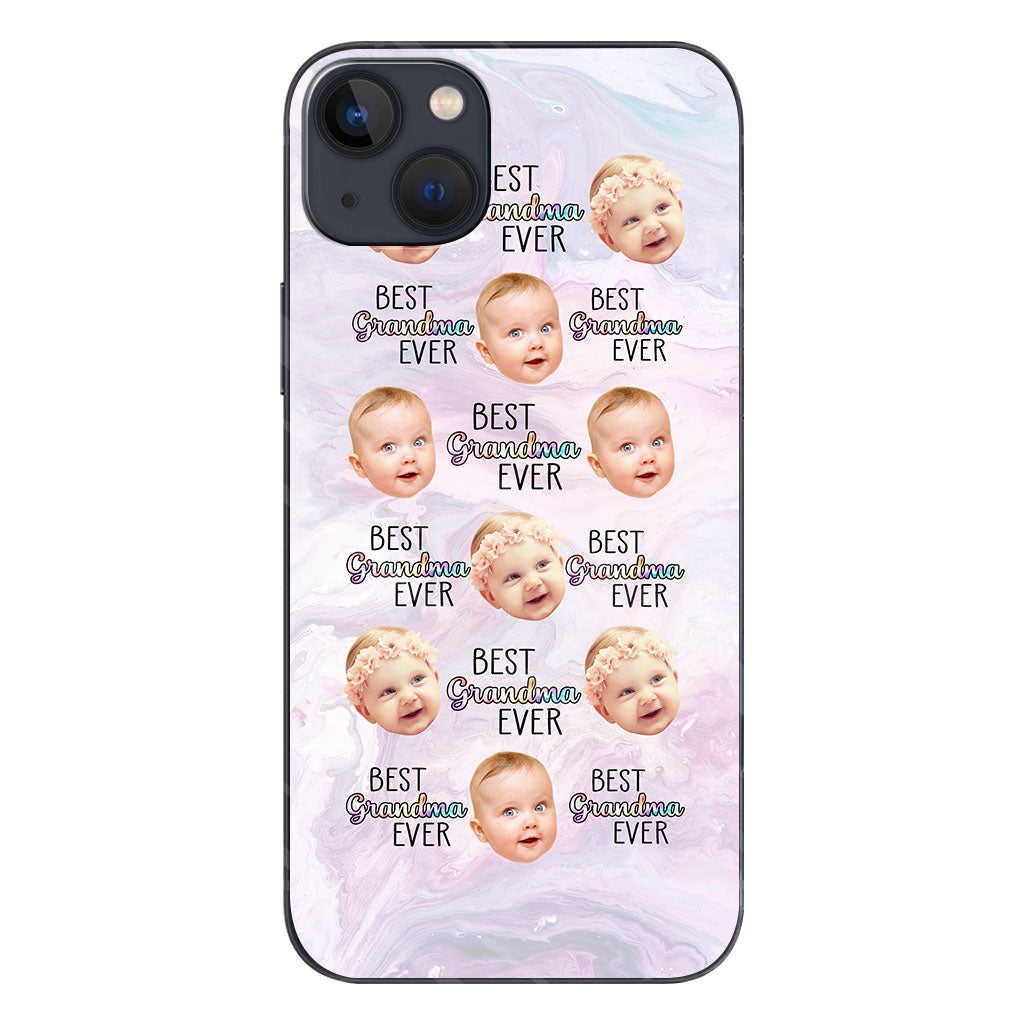 Best Grandma Mom Ever - Gift for grandma, mom, grandma, aunt - Personalized Clear Phone Case