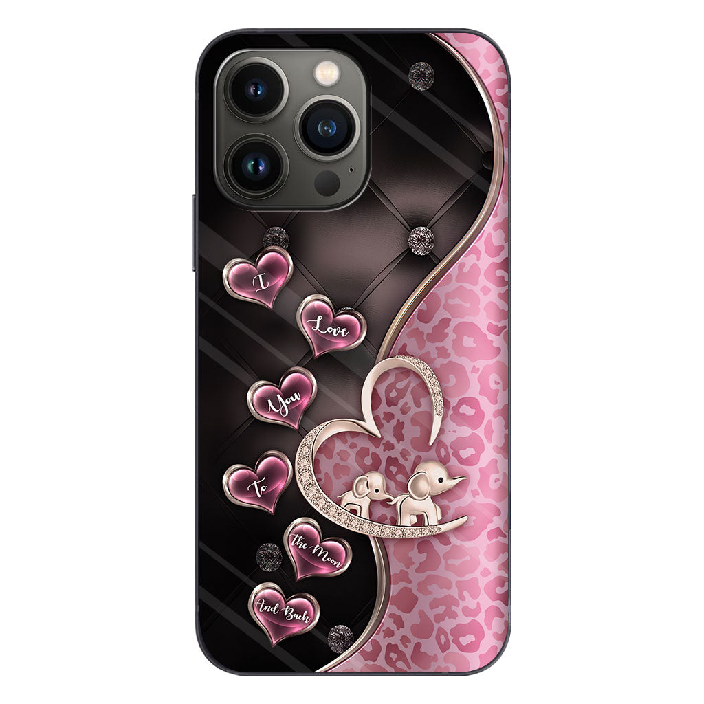 I Love You - Mother's day Elephant Phone Case