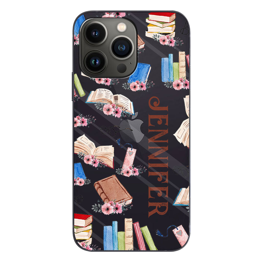 Just A Girl Who Loves Books - Personalized Book Clear Phone Case