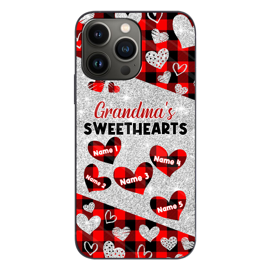 Grandma's Sweethearts - Personalized Valentine Grandma Phone Case