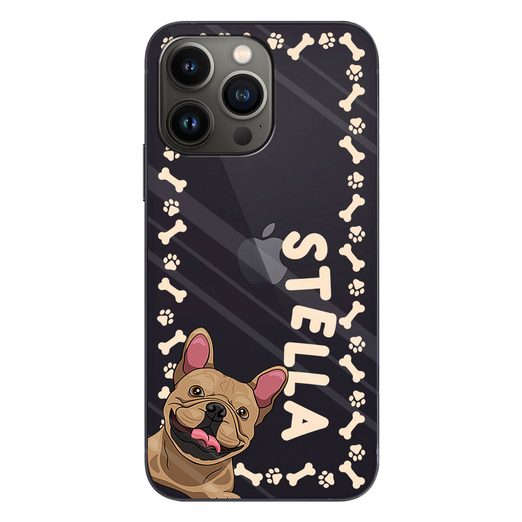 Life Is Better With Pets - Personalized Dog Clear Phone Case