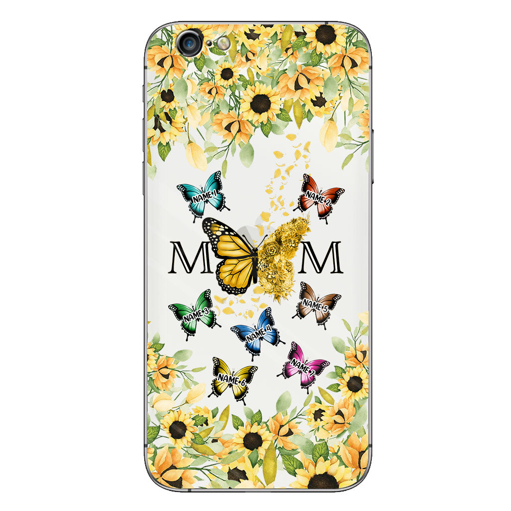 We Love You - Personalized Mother Clear Phone Case