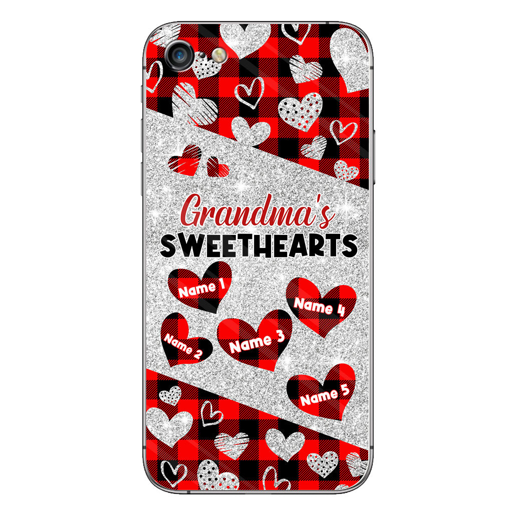 Grandma's Sweethearts - Personalized Valentine Grandma Phone Case