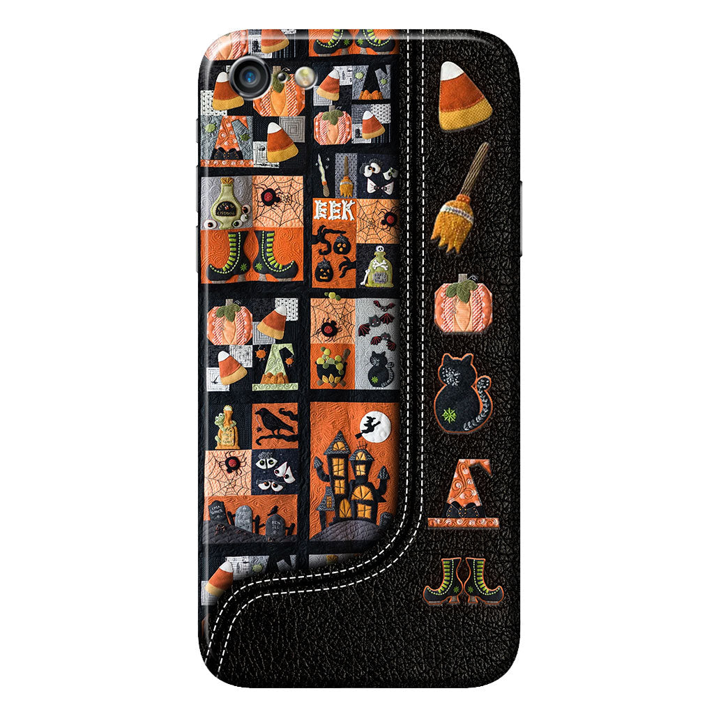 My Broom Broke So Now I Quilt Halloween Personalized Phone Case