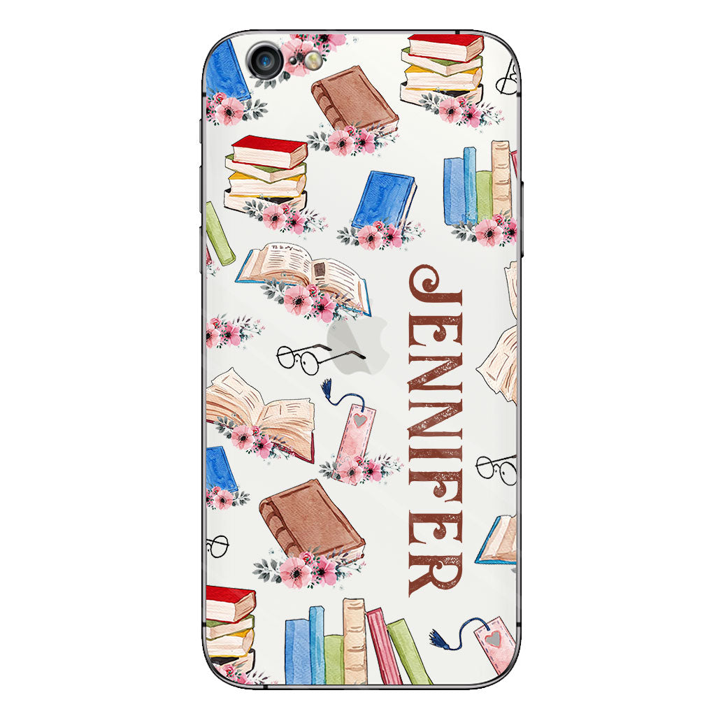 Just A Girl Who Loves Books - Personalized Book Clear Phone Case