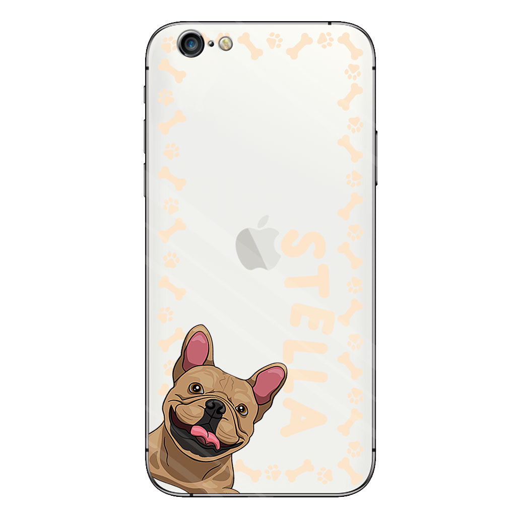 Life Is Better With Pets - Personalized Dog Clear Phone Case