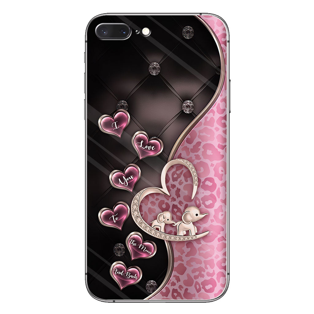 I Love You - Mother's day Elephant Phone Case