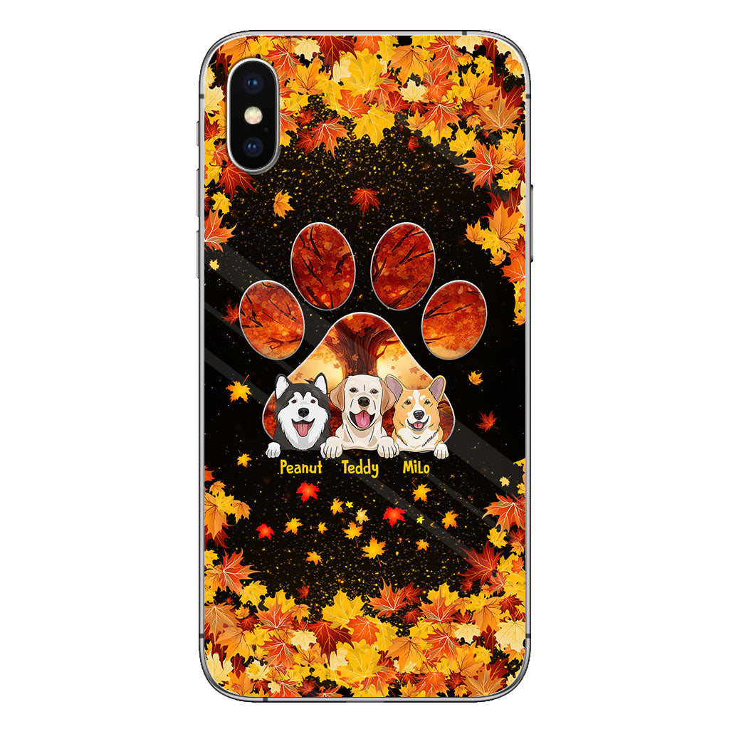 Hello Fall - Personalized Dog Phone Case