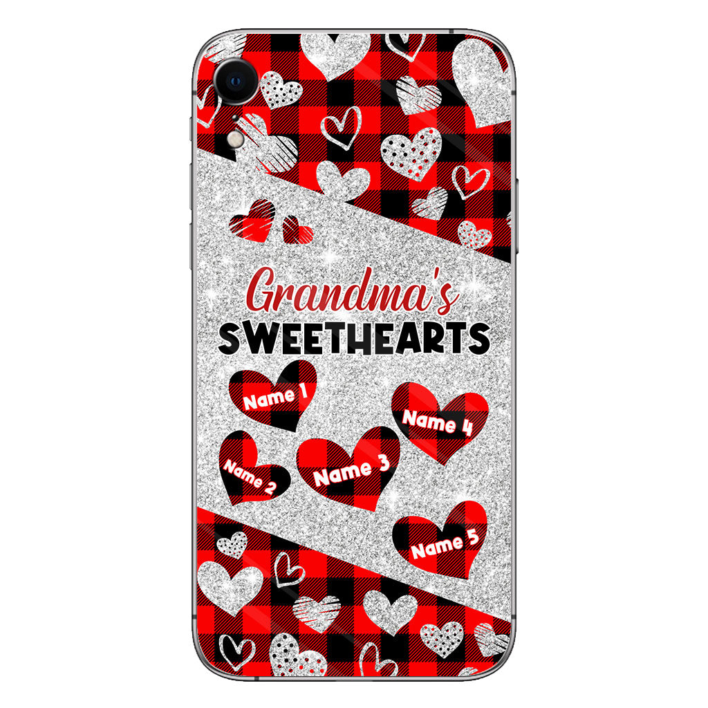 Grandma's Sweethearts - Personalized Valentine Grandma Phone Case