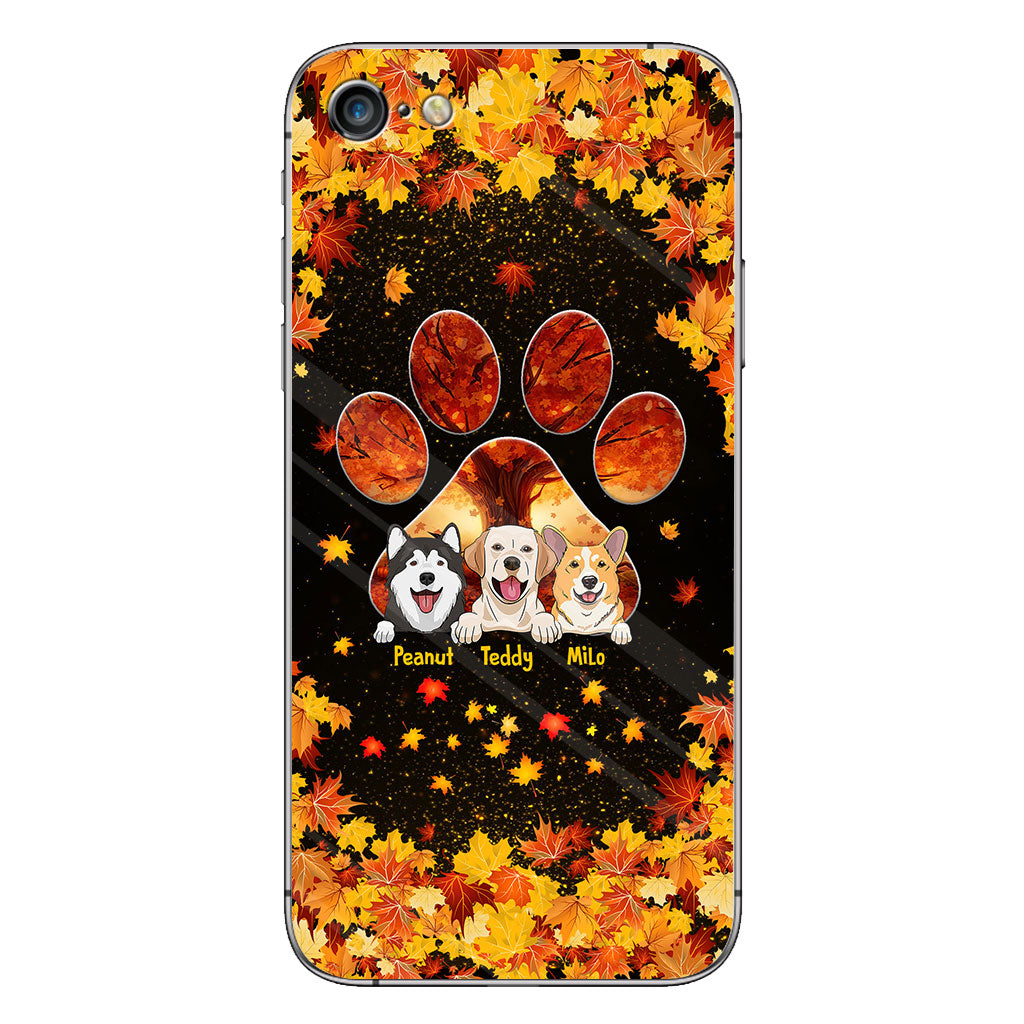 Hello Fall - Personalized Dog Phone Case