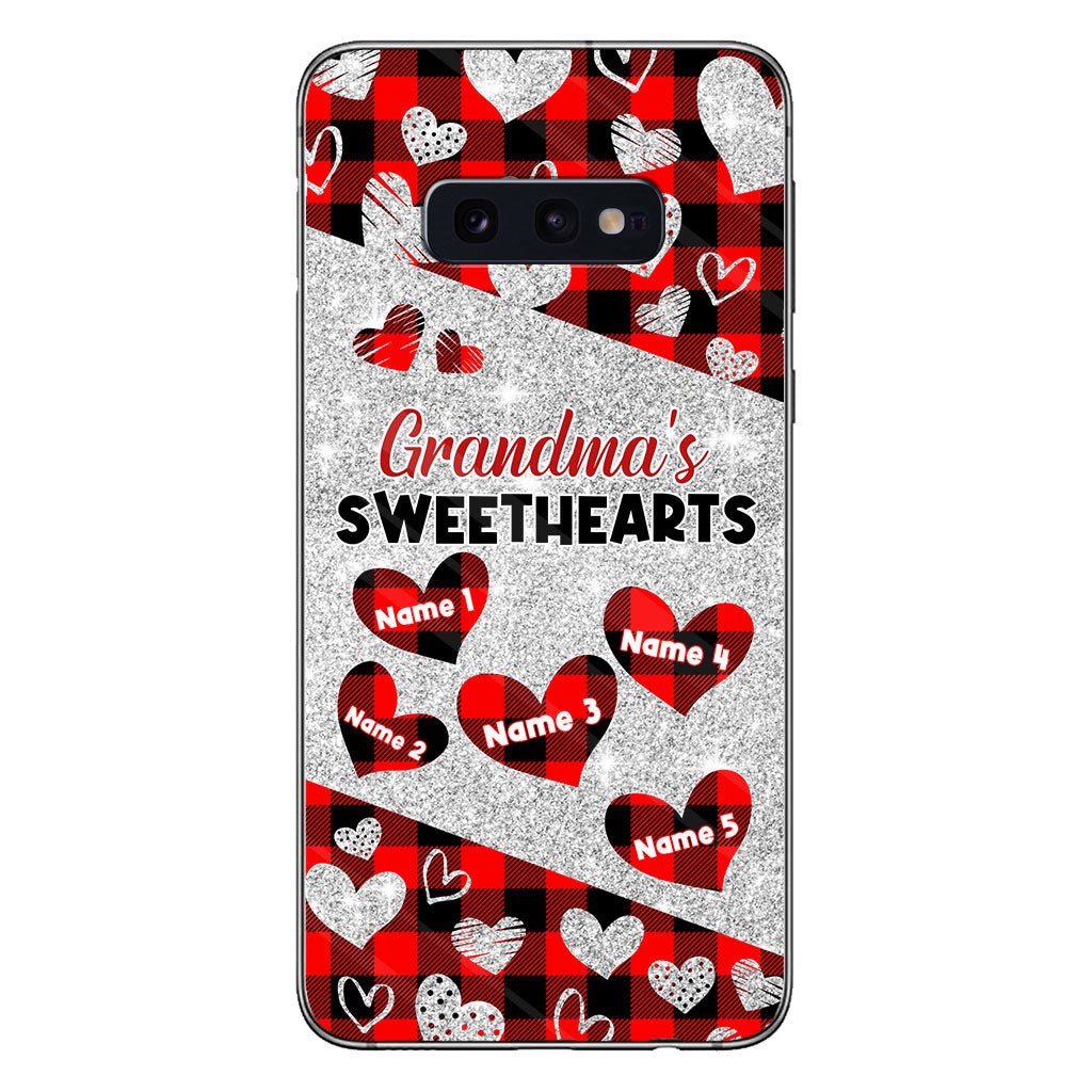 Grandma's Sweethearts - Personalized Valentine Grandma Phone Case