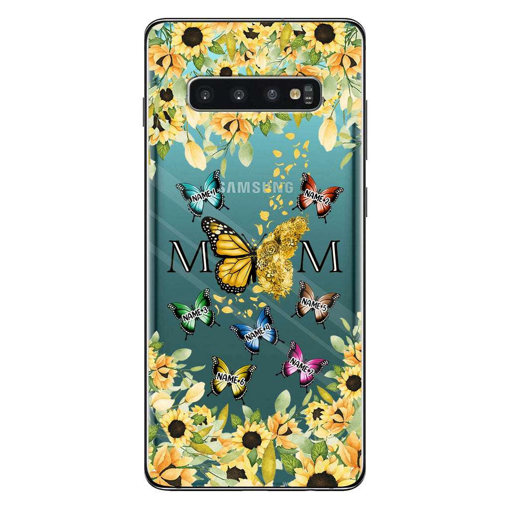 We Love You - Personalized Mother Clear Phone Case