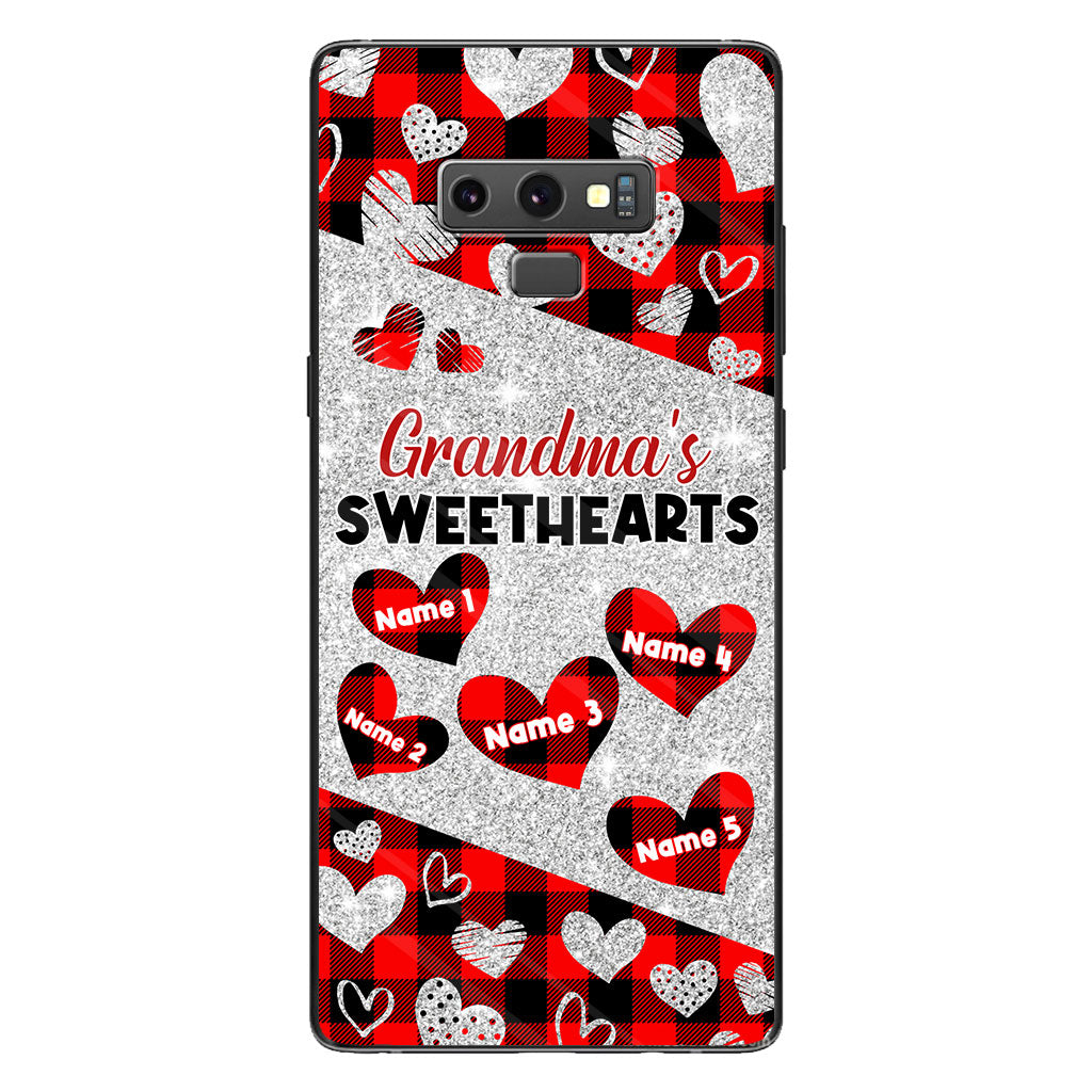 Grandma's Sweethearts - Personalized Valentine Grandma Phone Case