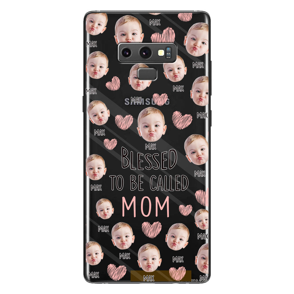 Blessed To Be Called Mom - Personalized Mother Clear Phone Case