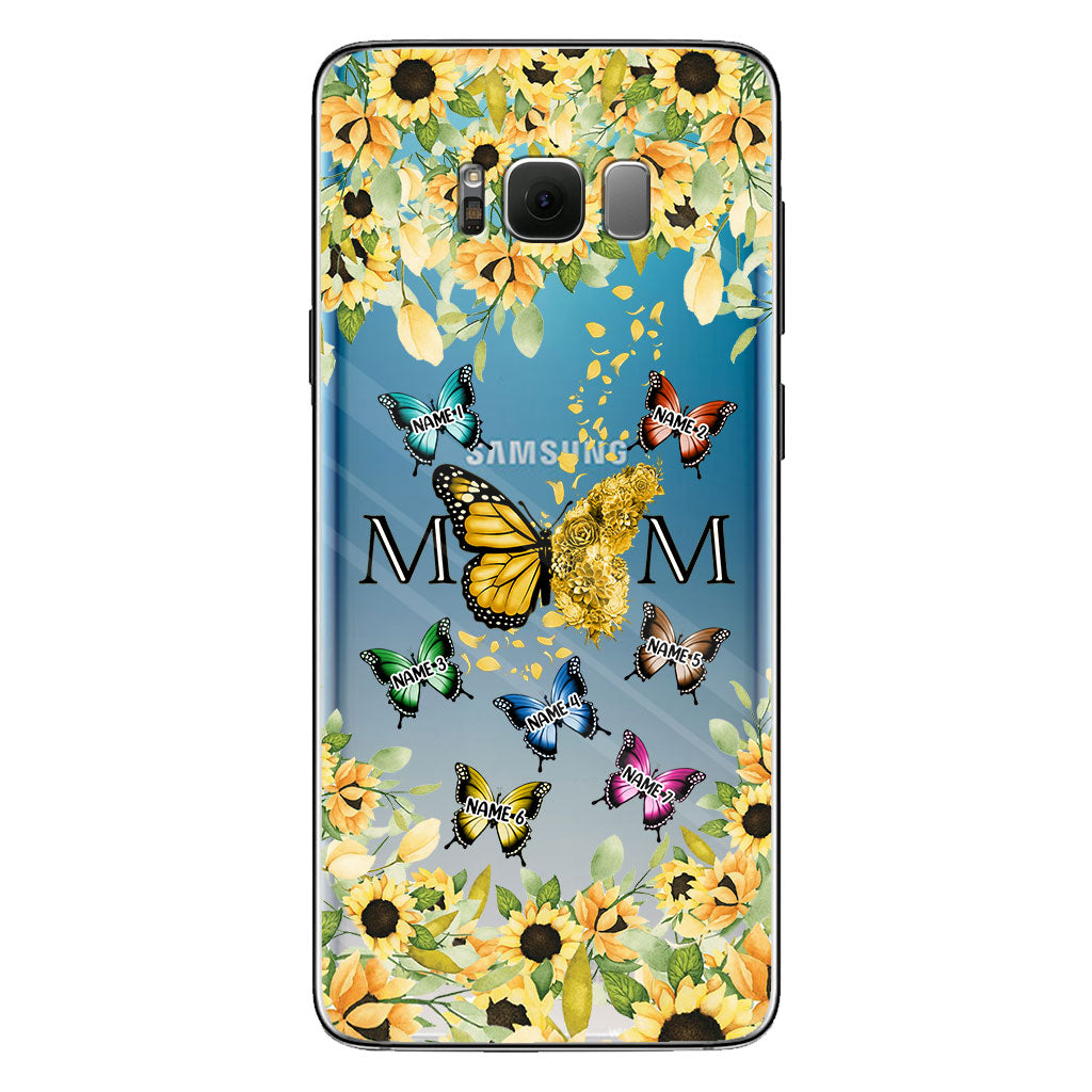 We Love You - Personalized Mother Clear Phone Case