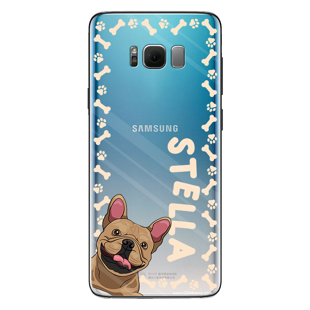 Life Is Better With Pets - Personalized Dog Clear Phone Case