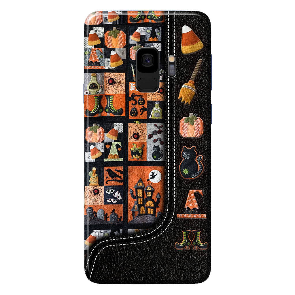 My Broom Broke So Now I Quilt Halloween Personalized Phone Case