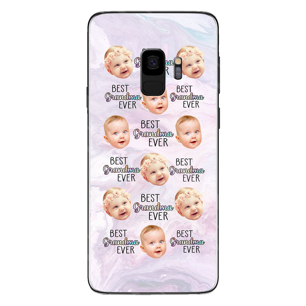 Best Grandma Mom Ever - Gift for grandma, mom, grandma, aunt - Personalized Clear Phone Case