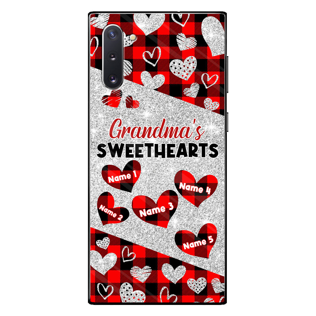 Grandma's Sweethearts - Personalized Valentine Grandma Phone Case