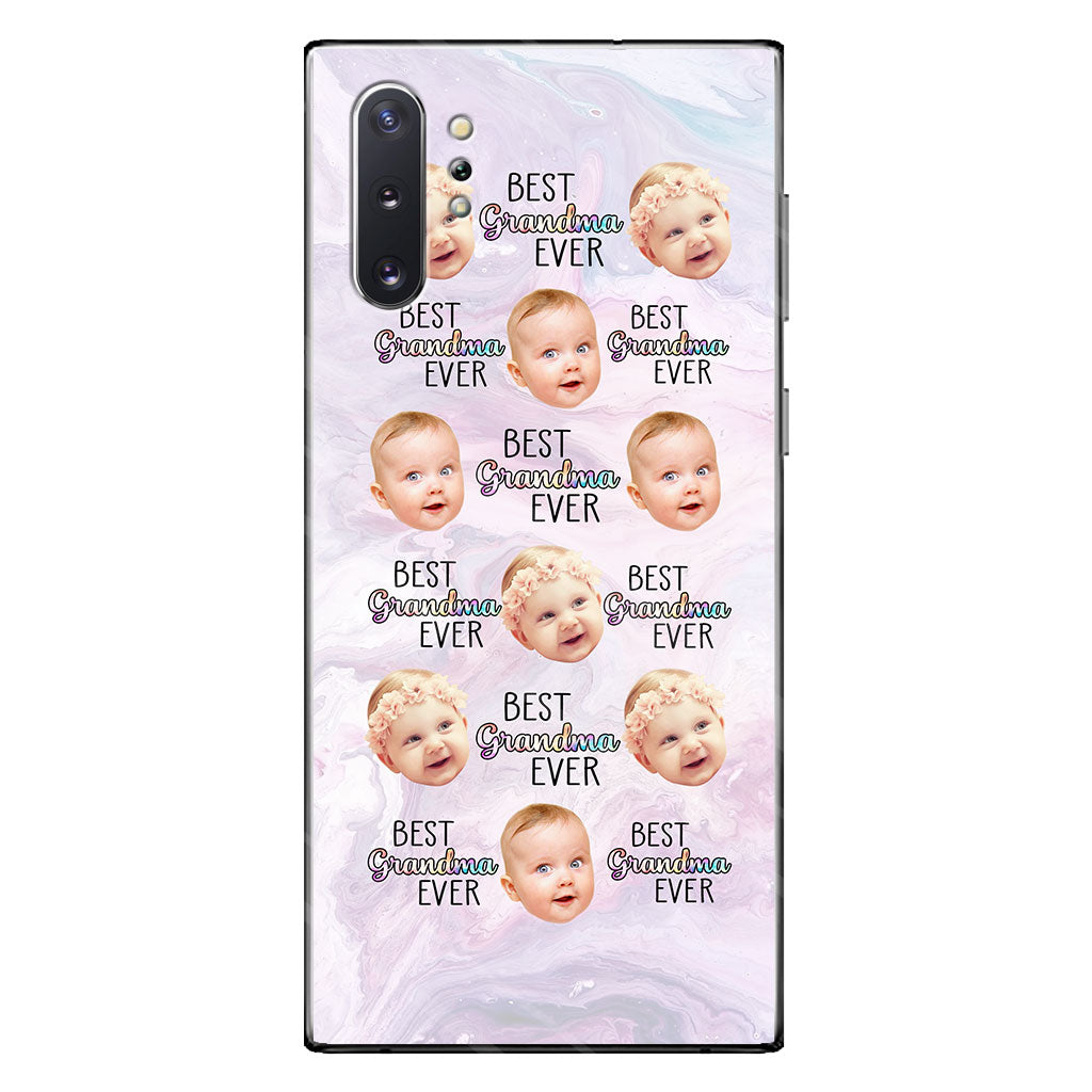 Best Grandma Mom Ever - Gift for grandma, mom, grandma, aunt - Personalized Clear Phone Case