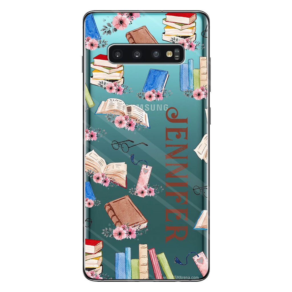 Just A Girl Who Loves Books - Personalized Book Clear Phone Case