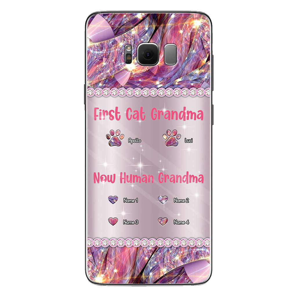 Cat Grandma Human - Personalized Mother's Day Phone Case