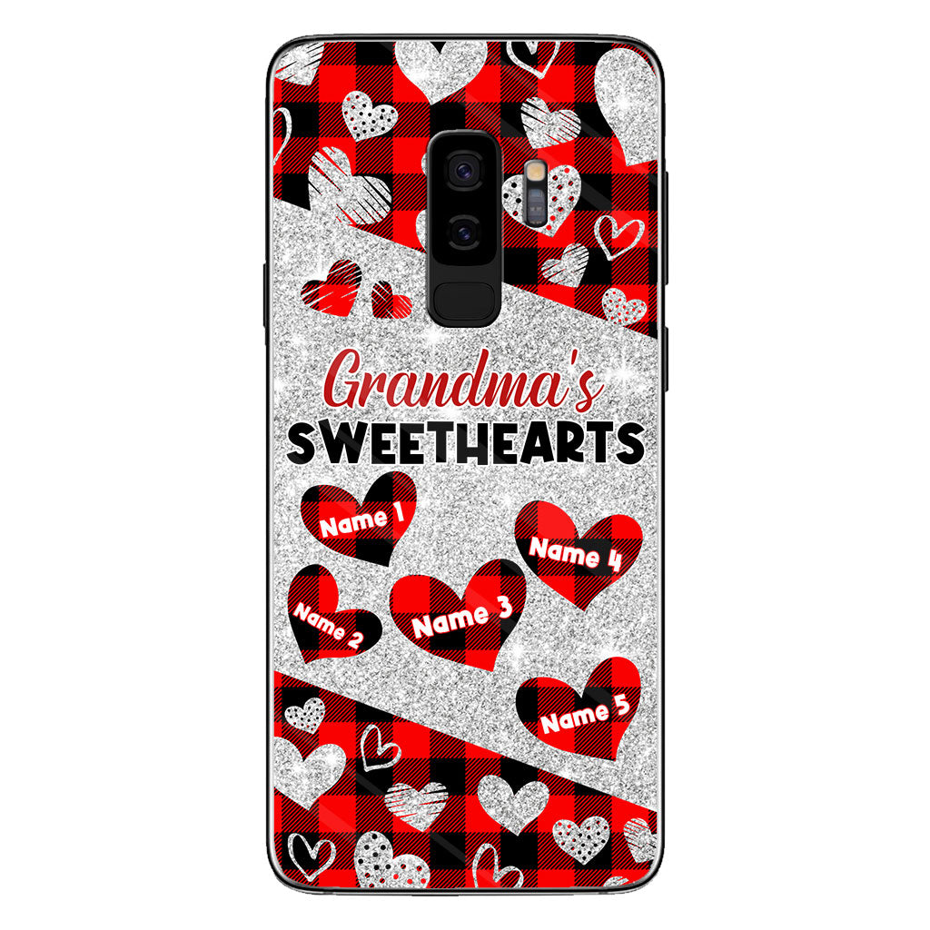 Grandma's Sweethearts - Personalized Valentine Grandma Phone Case