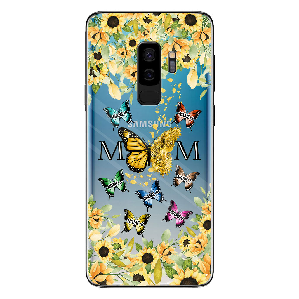 We Love You - Personalized Mother Clear Phone Case