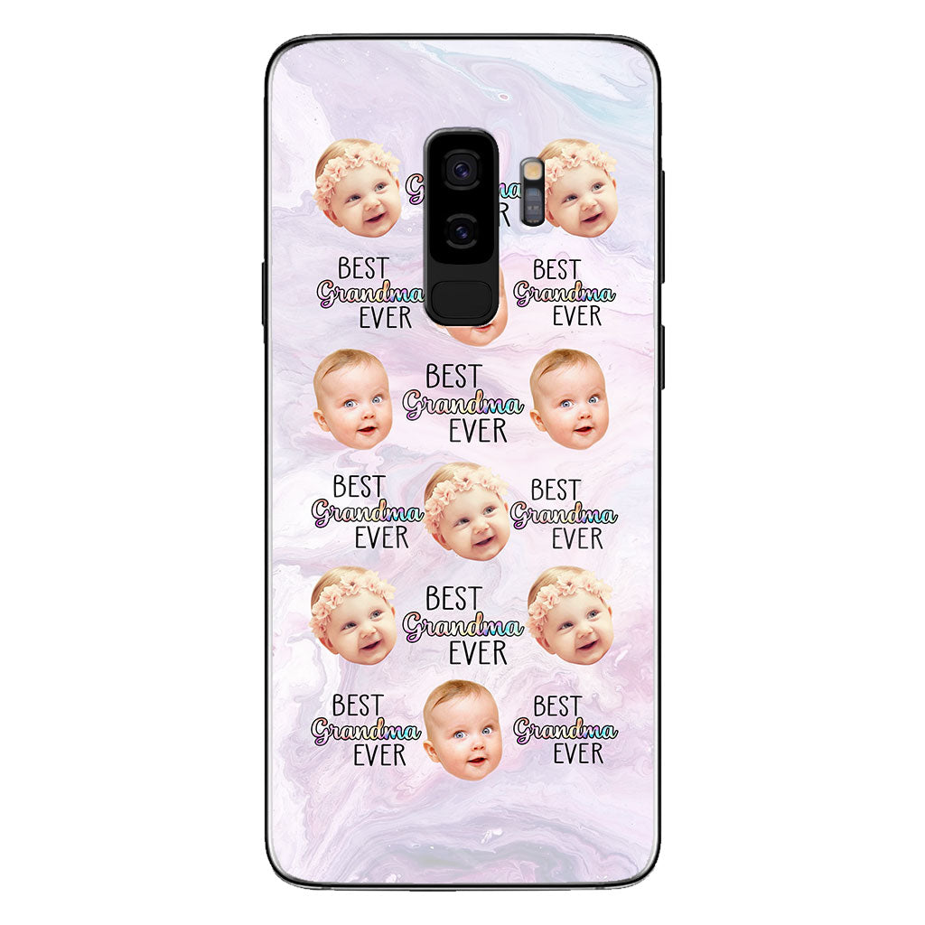 Best Grandma Mom Ever - Gift for grandma, mom, grandma, aunt - Personalized Clear Phone Case