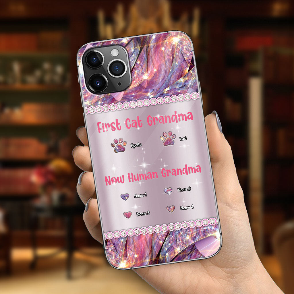 Cat Grandma Human - Personalized Mother's Day Phone Case