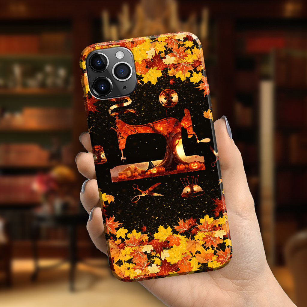 Autumn Vibes - Sewing Personalized Phone Case