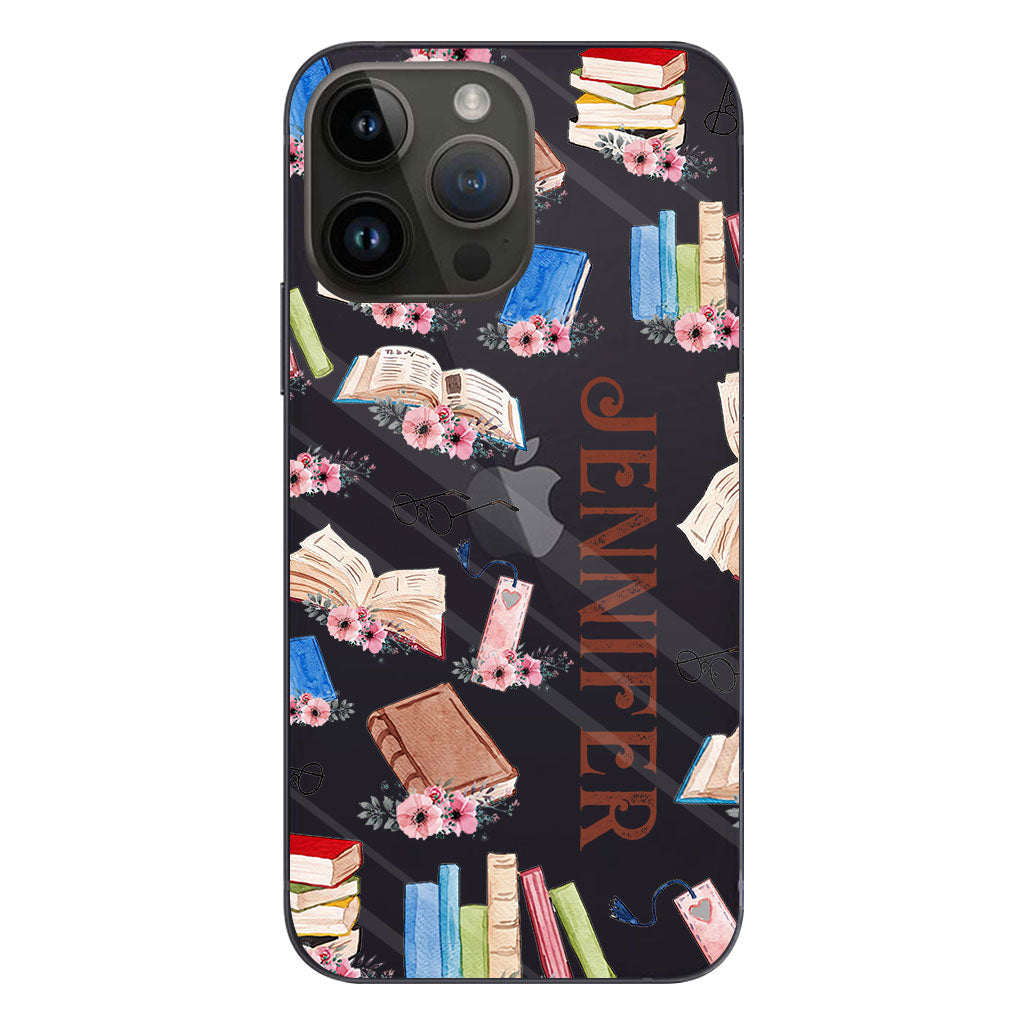 Just A Girl Who Loves Books - Personalized Book Clear Phone Case