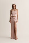 Picture of Silk maxi skirt in blush
