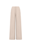 Picture of Wool Wide Leg Trousers in Blush