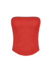 Picture of Wool Corset Top in Red