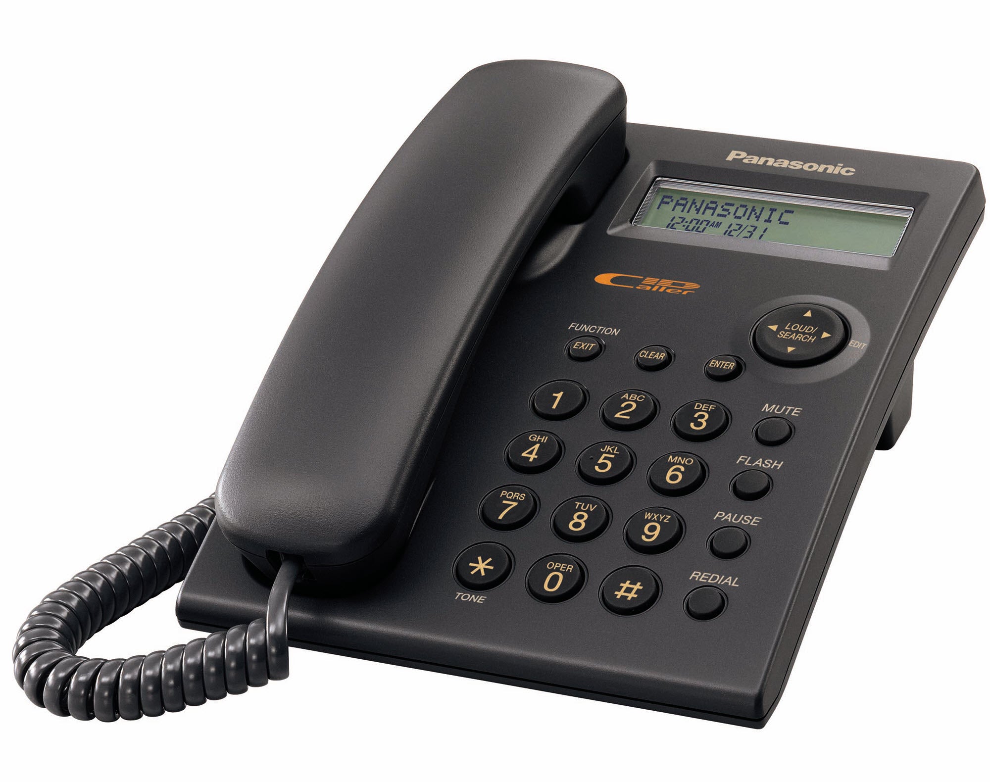 Téléphone fixe sans fil Duo - KX-TGB612FRB - Noir PANASONIC : le