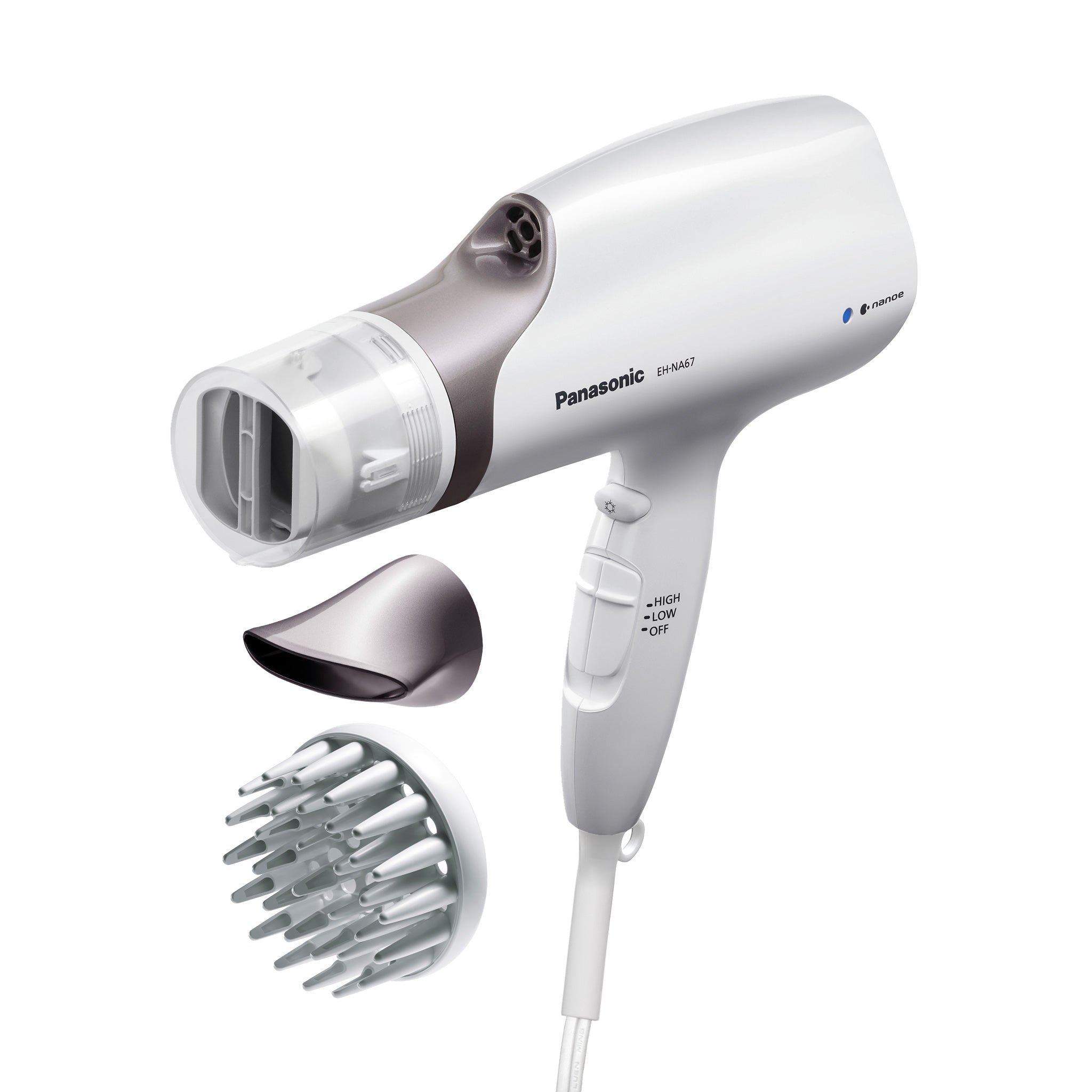 Panasonic nanoe™ Compact Travel Hair Dryer with Oscillating Quick 