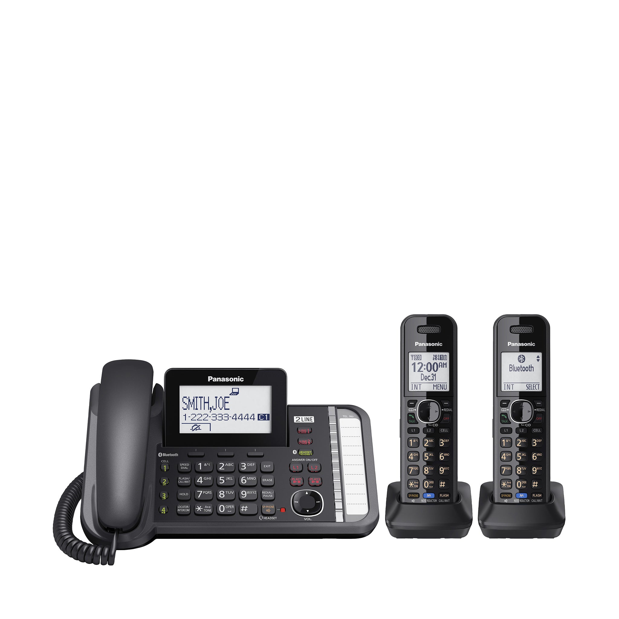 Panasonic Cordless Phone with Answering Machine, Advanced Call
